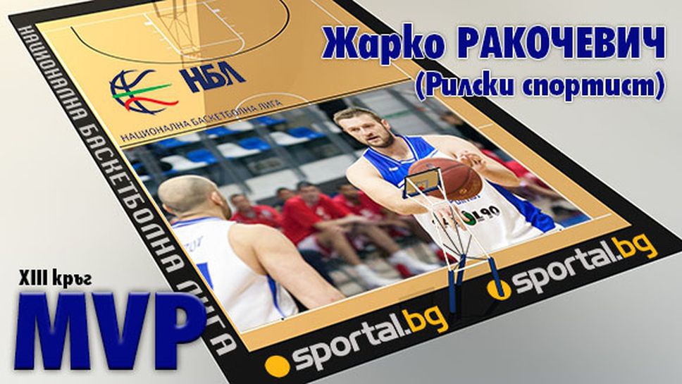 Жарко Ракочевич - MVP на XIII кръг на НБЛ (видео)