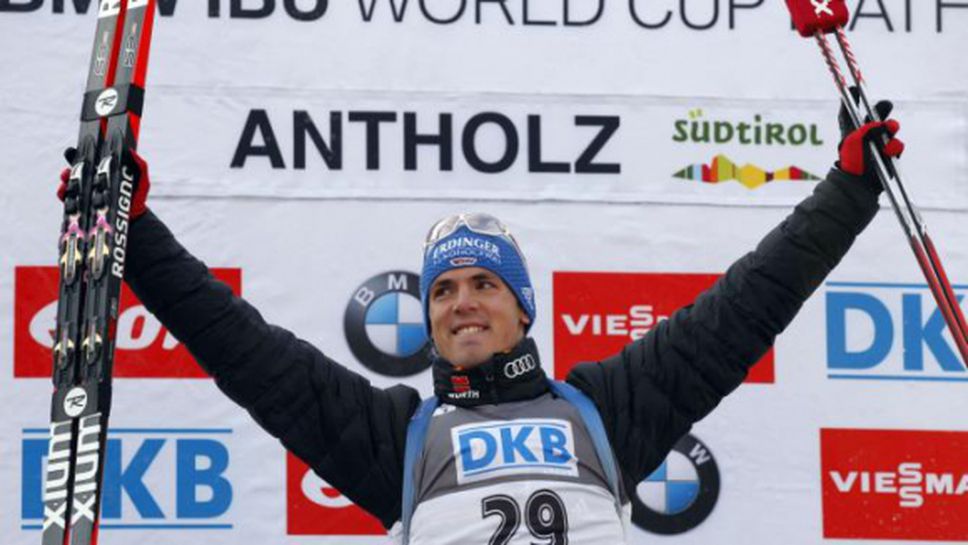 Симон Шемп спечели спринта на 10 км в Антхолц-Антерселва, Влади Илиев - 14-и