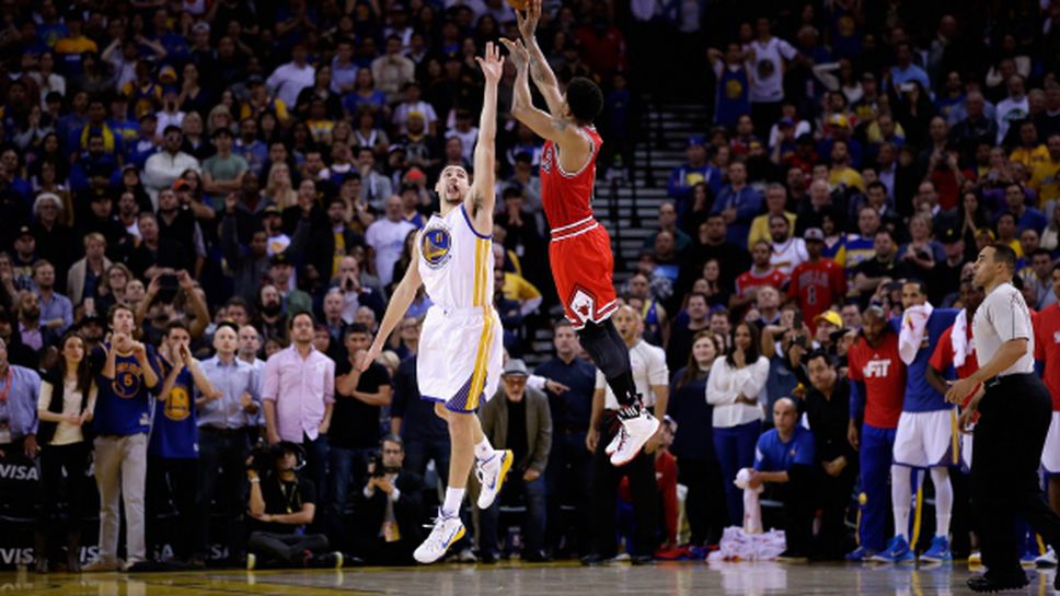 Чикаго прекъсна серията от домакински победи на Голдън Стейт в НБА