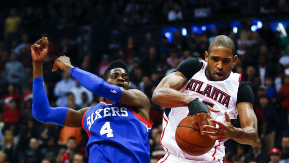 Атланта продължава победния си ход след труден успех срещу Филаделфия