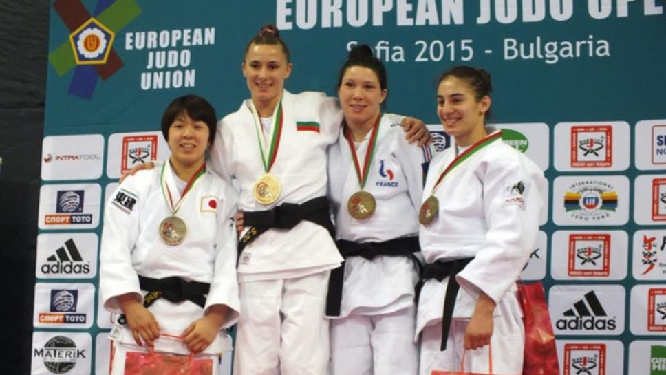Златен и бронзов медал за България в първия ден на Европейската купа по джудо в София