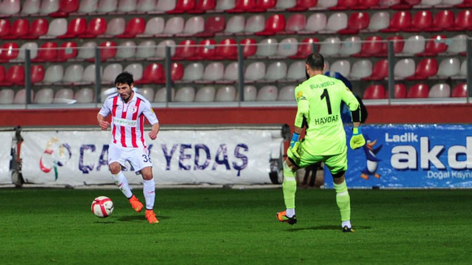 Галин Иванов дебютира с асистенция във втора дивизия на Турция