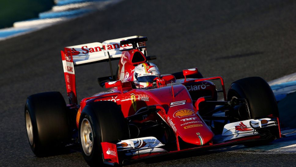 Конкурентите на Фетел и Райконен притеснени от скоростта на новото Ферари