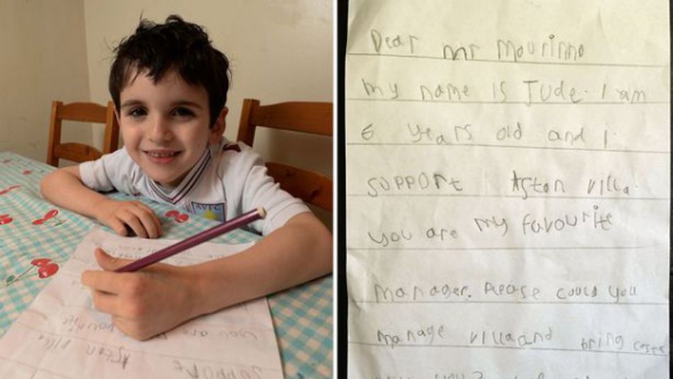 Моуриньо отговори на 6-годишен фен на Вила