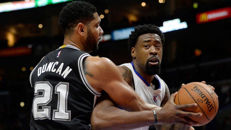 30 точки на Тим Дънкан не стигнаха на Сан Антонио срещу Клипърс