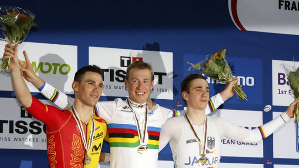 Артур Ершов спечели титлата в преследването по точки на световното по колоездене