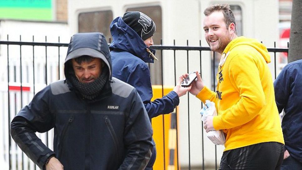 Лучо се разходи из Манчестър без играчите