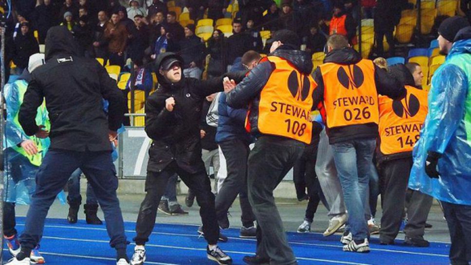 УЕФА разследва безредиците в Киев