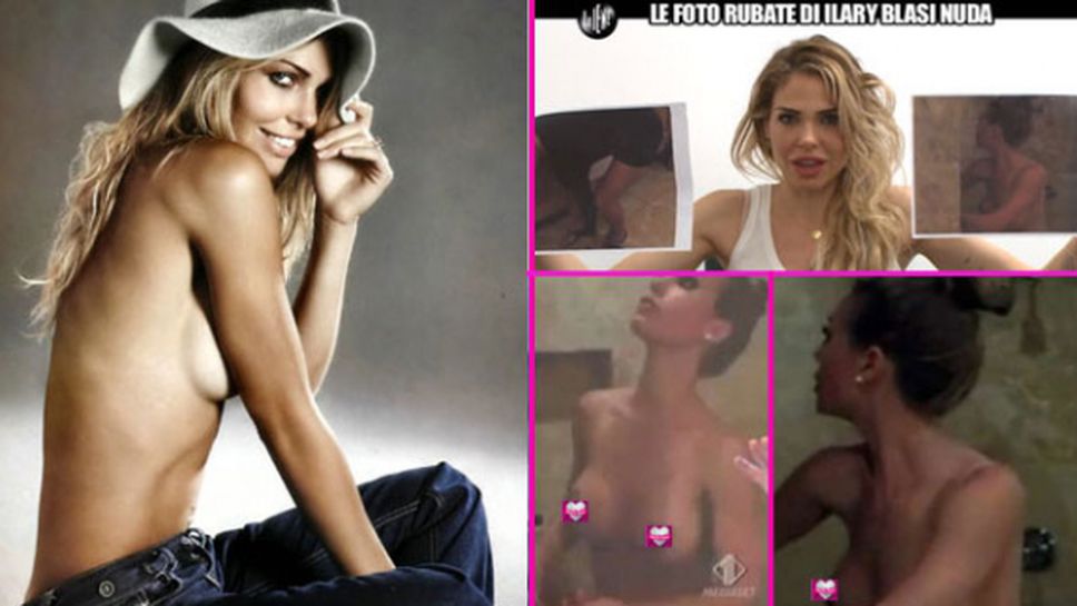 Скандал с голи снимки на жената на Тоти