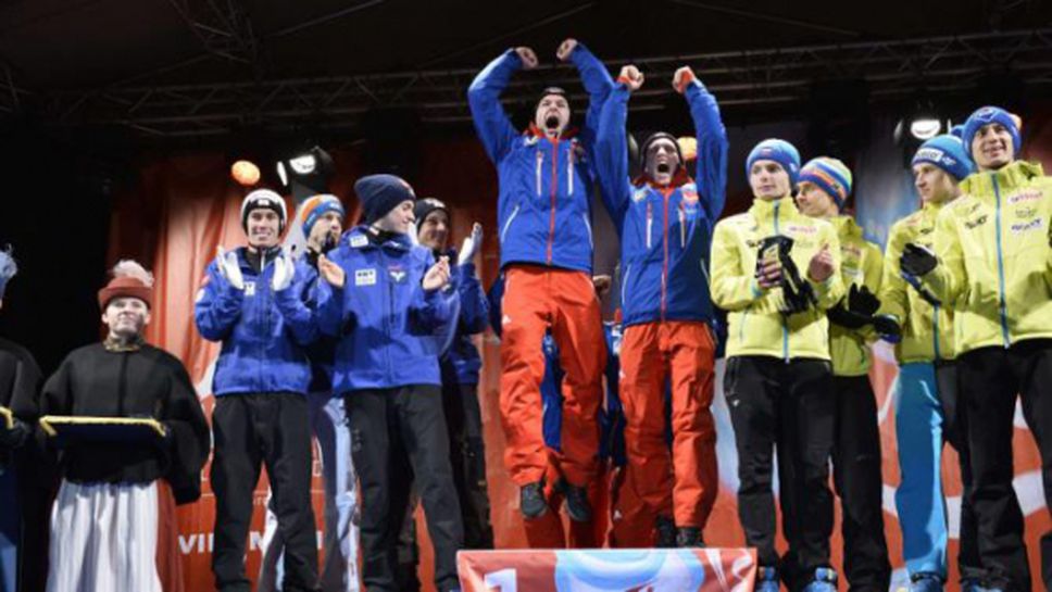 Норвегия спечели ски-скока отборно в Лахти