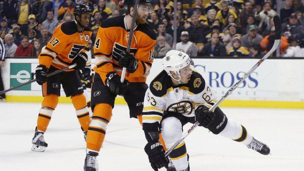 Брад Марчанд донесе победата на Бостън над Филаделфия