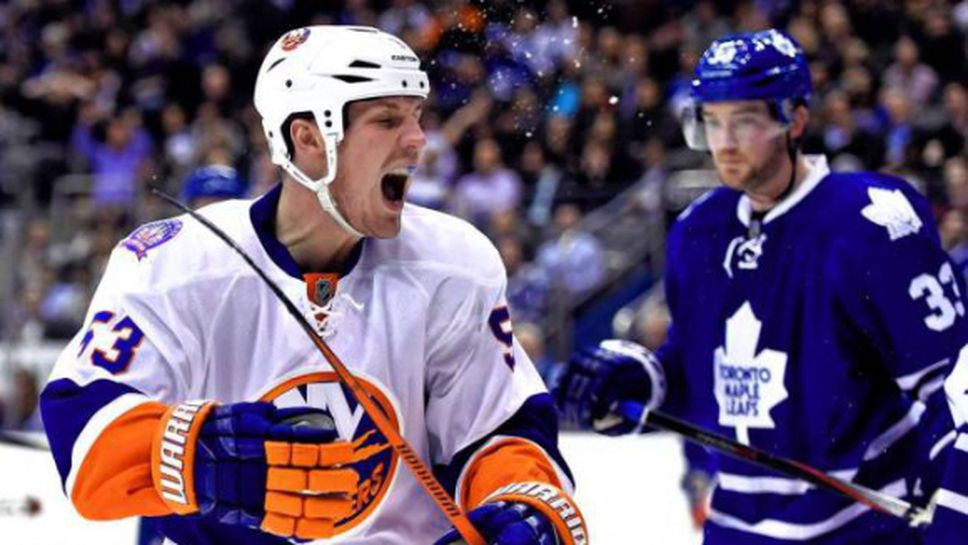 Айлендърс посече Торонто 21.8 секунди преди края на продължението