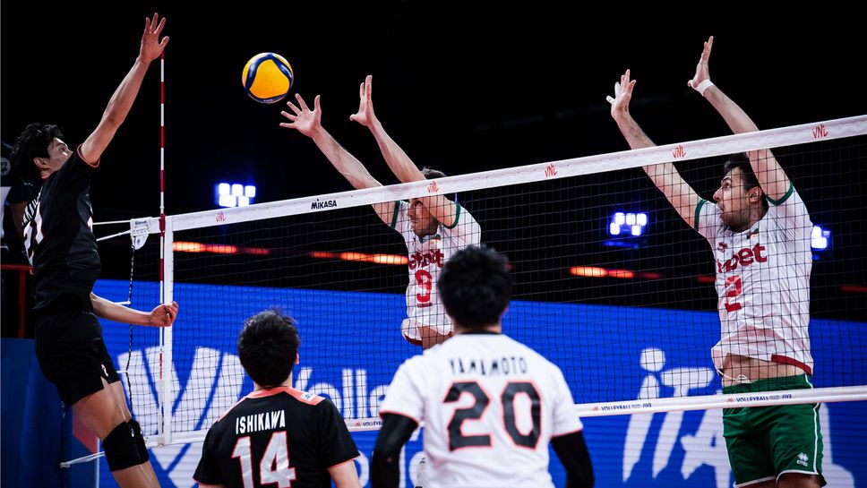 Лига на нациите: България - Япония 0:3