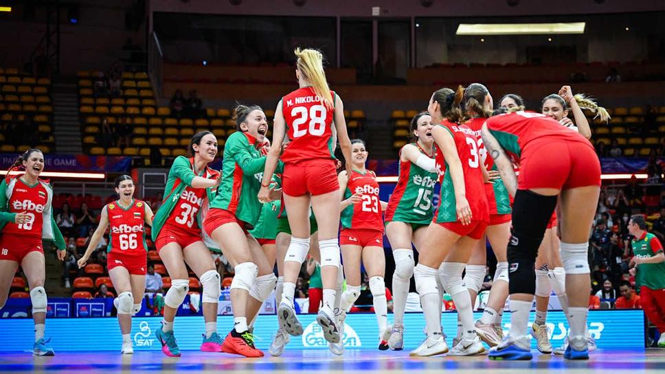 Волейболистките остават на 16-о място след първата седмица във VNL