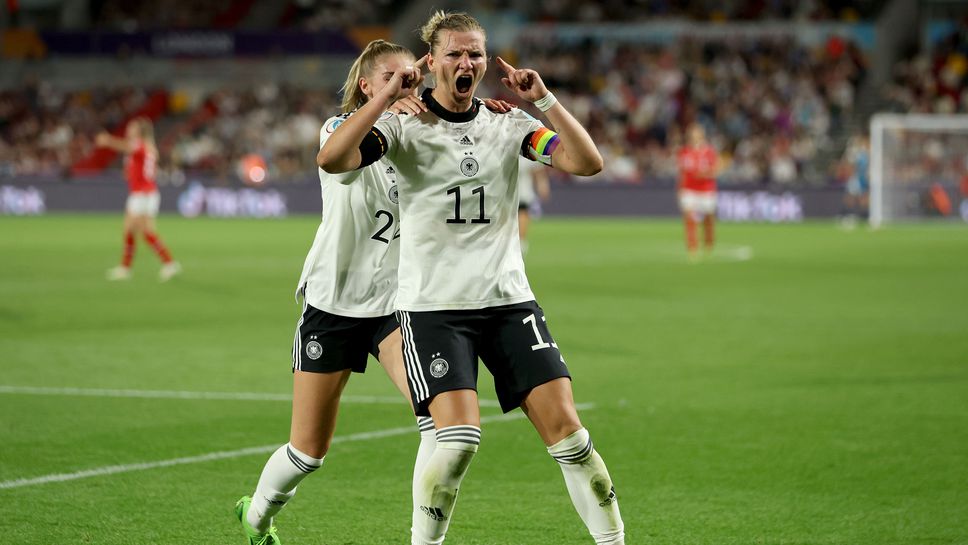 Германия наказа грешките на Австрия и отива на 1/2-финал на Европейското по футбол за жени