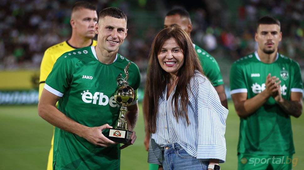 Пьотровски получи награда си за най-добър футболист в efbet Лига