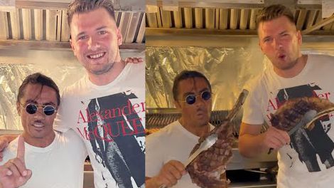 Дончич се забавлява на Миконос