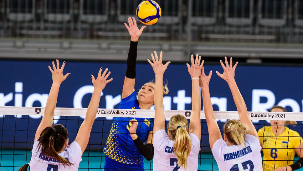 Владимир Орлов изведе Украйна до първа победа на Евроволей 2021 🏐