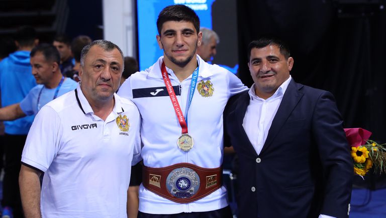 Виген Назарян спечели златен медал на Световното първенство по борба