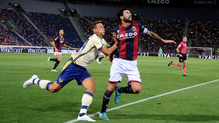 Болоня завърши 1 1 у дома с Верона в среща