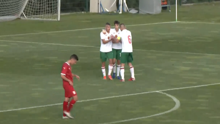 България U16 върна един гол на Сърбия