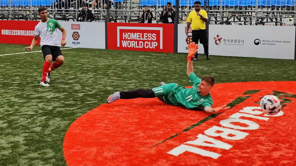 "Отбор на надеждата" оглави група "А" на Homeless World Cup 2024