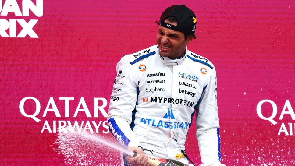 Карлос Сайнц остана изключително радостен от своя първи подиум с