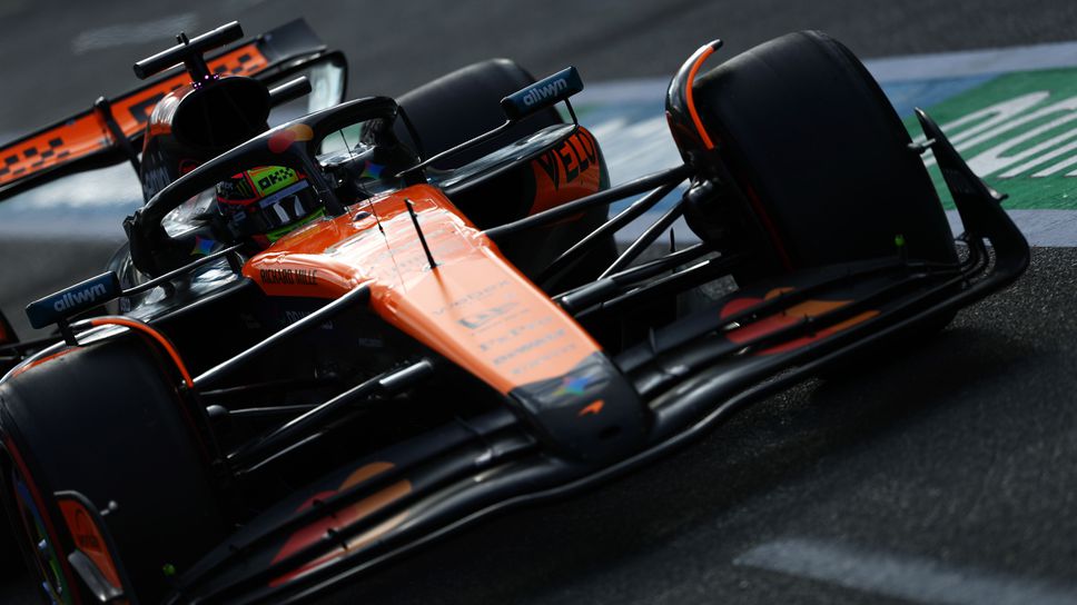 След катастрофите си във вчерашната квалификацията в Баку лидерът в