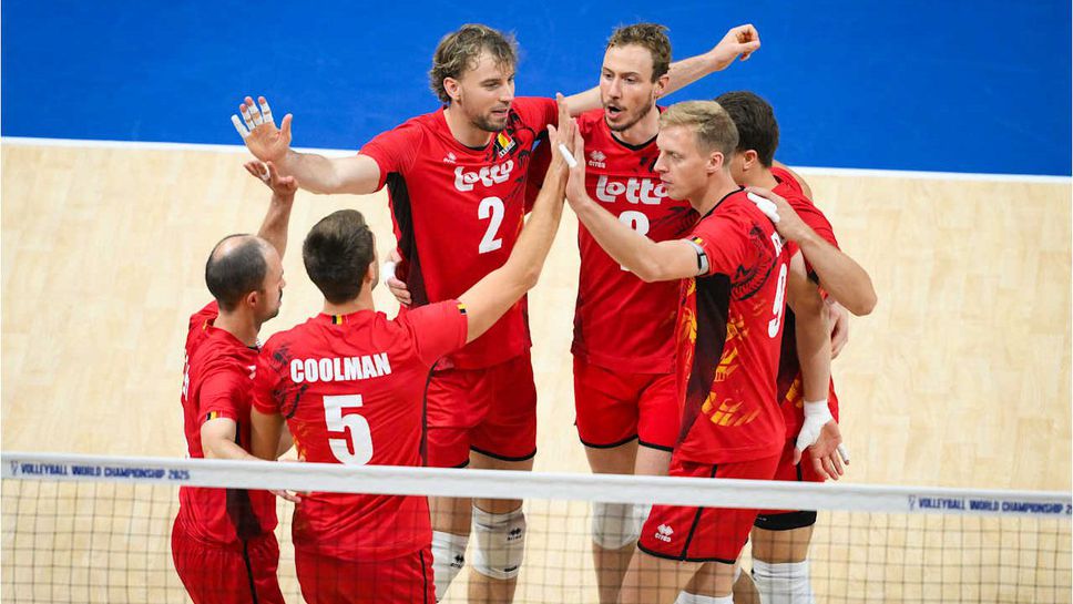 Волейболистите от националния отбор на Белгия се класираха за 1 4 финалите