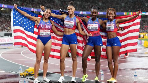  Съединени американски щати с тотална надмощие в щафетата 4х400 