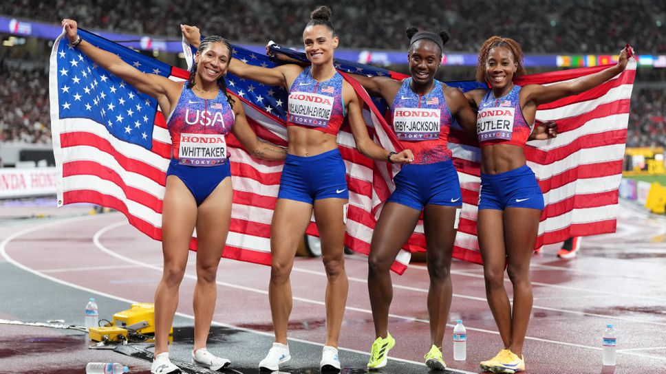 Съединените щати направиха напълно доминиращо бягане и спечелиха златото в