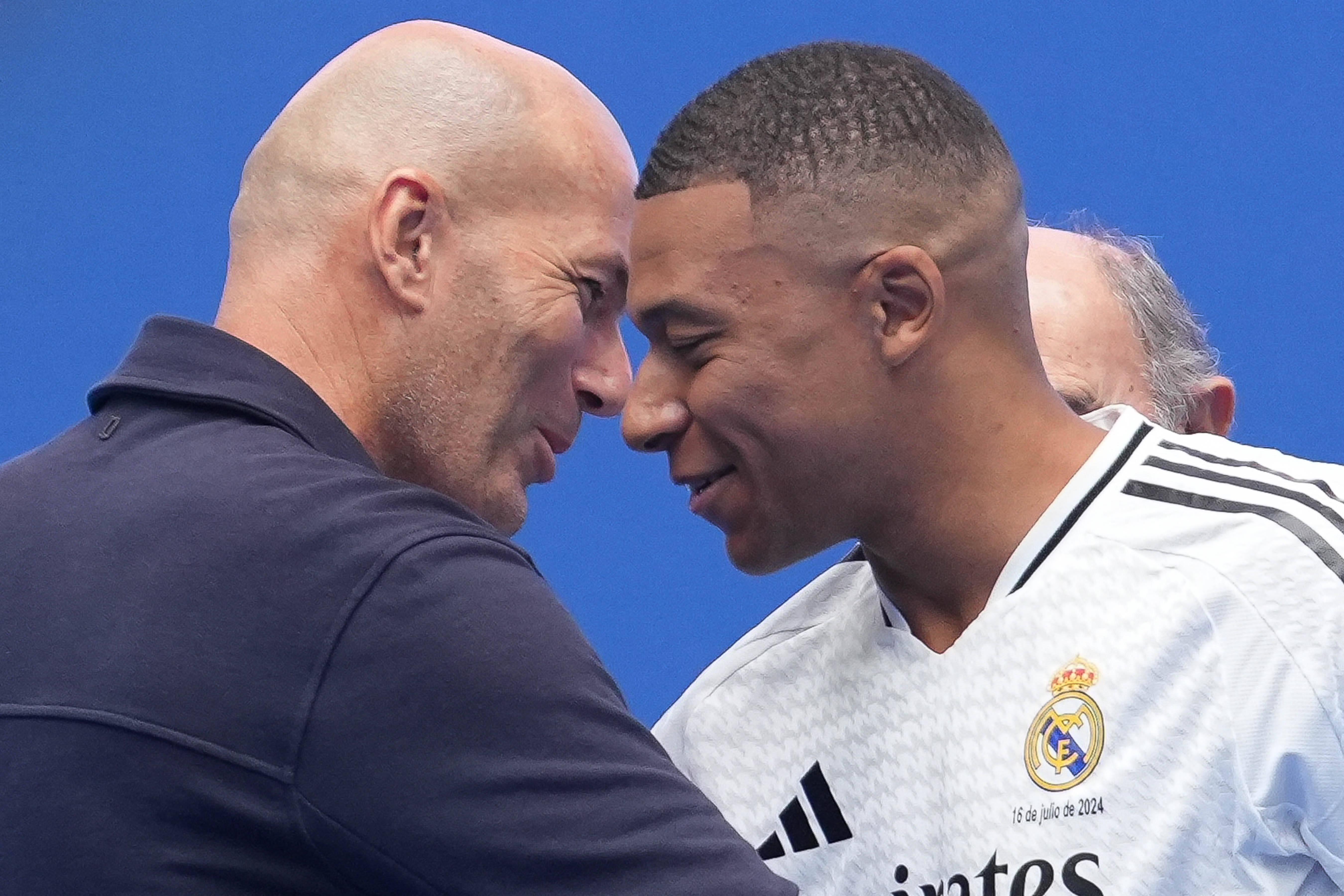 Kylian Mbappé describes working with Zinedine Zidane as 'like a movie'