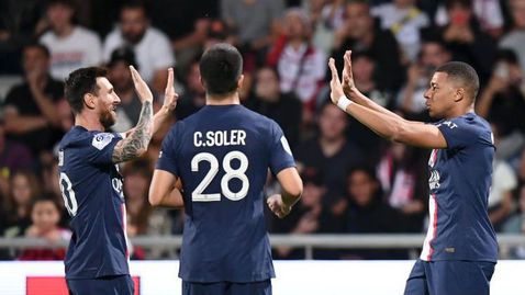  Тандемът Меси - Мбапе съкруши следващ противник 