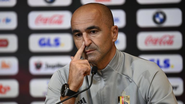 Селекционерът на националния отбор на Белгия Роберто Мартинес бе наказан