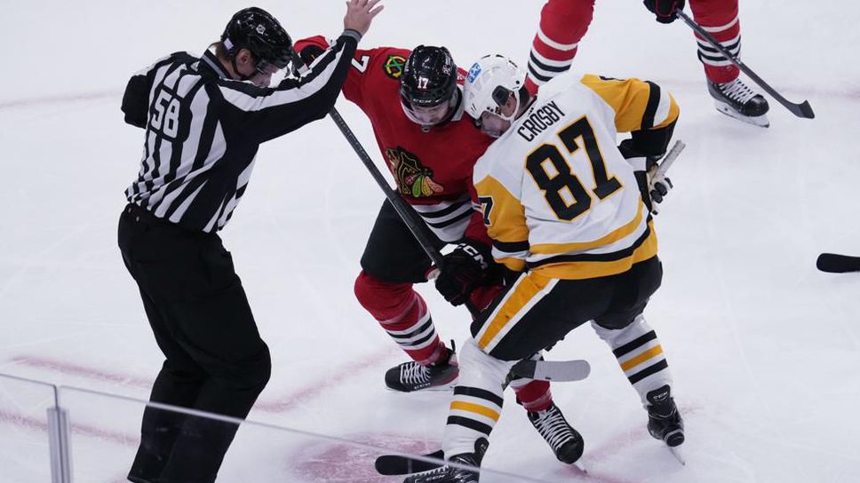 Питсбърг надви Чикаго с четири точки от Кросби, Малкин вкара гол в юбилеен мач