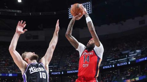 Сакраменто допусна разгром от Ню Орлиънс в отсъствието на Везенков