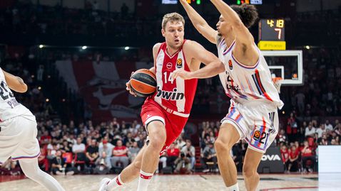 Везенков и Олимпиакос с осма победа за сезона в Евролигата