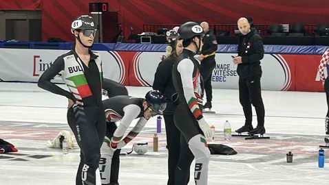  Щафетата на България отпадна на 1/4-финалите в Световната купа по шорттрек 