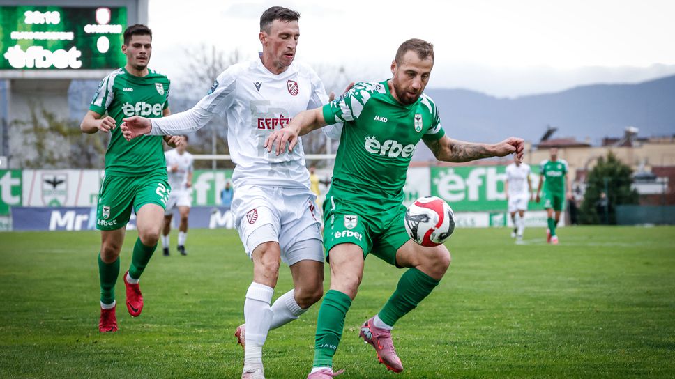 Защитникът на ПиринНиколай Бодуров говори след нулевото равенство с Фратрия