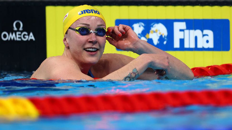 Сьострьом триумфира на 50 метра свободен стил на Световното в Абу Даби