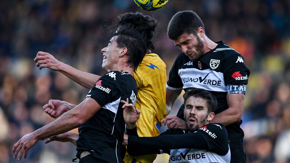 Петко Христов изведе с капитанската лента клубния си Специя при