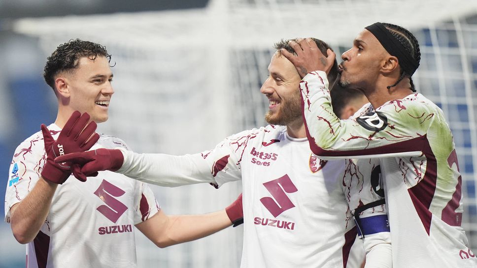 Торино надигра и победи с 1 0 като гост Сасуоло