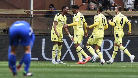  Удинезе излезе от кошмарната си серия с победа над най-слабия хазаин 