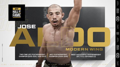 Жозе Алдо влезе в Залата на славата на UFC