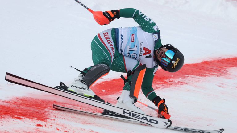 Най добрият български скиор алпиец Алберт Попов завърши на 11 то място в