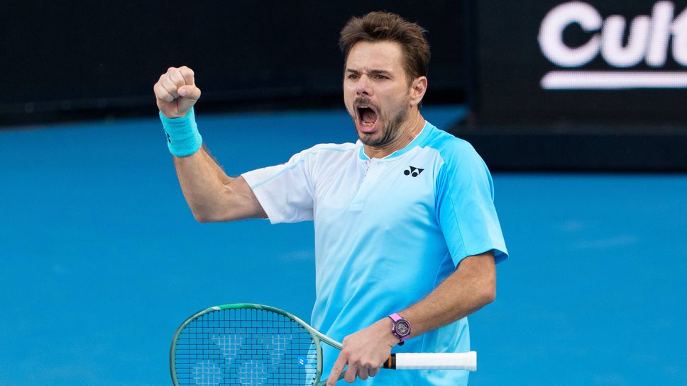 Стан Вавринка добави още един запомнящ се момент към прощалния