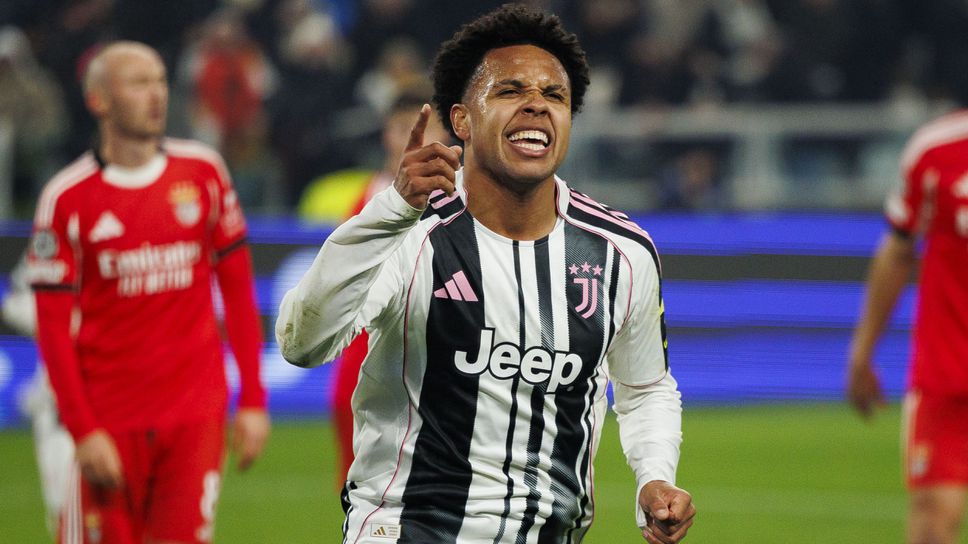 Авторът на второто попадение за Ювентус при победата над Бенфика с