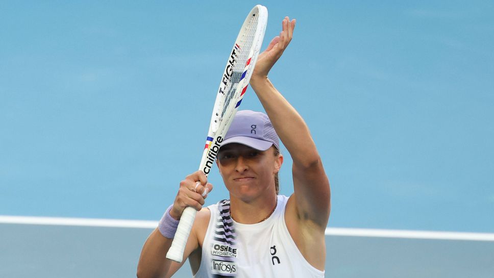 Поставената под номер 2 в схемата Ига Швьонтек Полша се