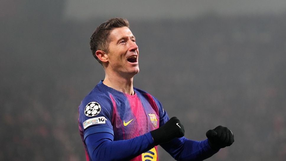 Куп постижения за Левандовски след първия му гол в ШЛ през сезона