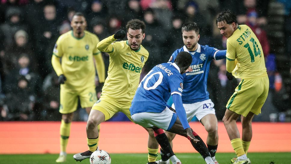 Глазгоу Рейнджърс 0:0 Лудогорец, спасяване на Бонман